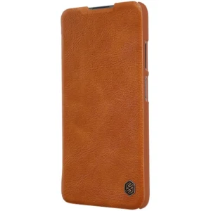 Nillkin Qin leather holster Xiaomi Redmi Note 9T 5G dėklas telefonui rudos spalvos - Image 3