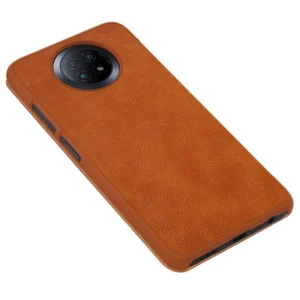 Nillkin Qin leather holster Xiaomi Redmi Note 9T 5G dėklas telefonui rudos spalvos - Image 4