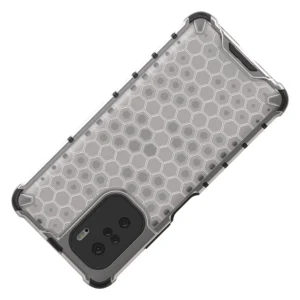 Honeycomb armor with TPU Bumper Xiaomi Redmi K40 Pro+ / K40 Pro / K40 / Poco F3 dėklas telefonui mėlynos spalvos - Image 8