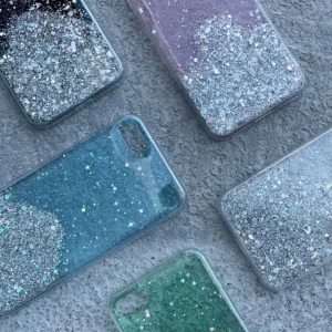 Wozinsky Star Glitter Shining Xiaomi Redmi Note 9T 5G dėklas telefonui žalios spalvos - Image 7