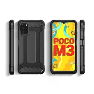 Hybrid Armor Tough Rugged Xiaomi Redmi Note 10 5G / Poco M3 Pro dėklas telefonui aukso spalvos - Image 5