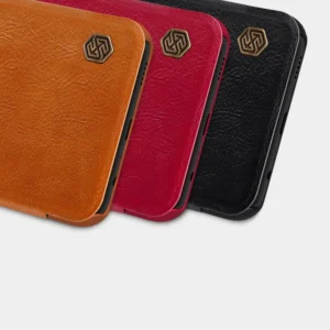 Nillkin Qin leather holster Samsung Galaxy A03s dėklas telefonui raudonos spalvos - Image 7