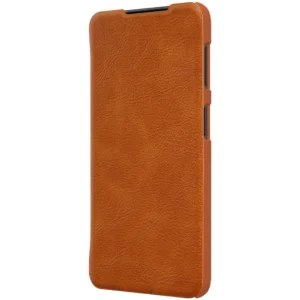 Nillkin Qin leather holster Samsung Galaxy A22 4G dėklas telefonui rudos spalvos - Image 7