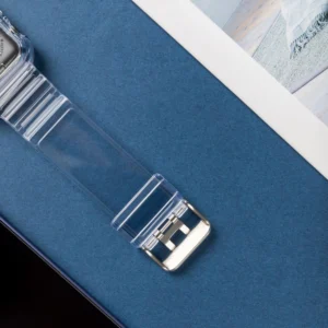 Apyrankė su laikrodžio apsauga Apple Watch 6 40mm / Watch 5 40mm / Watch 4 40mm / Watch SE 40mm geltonos spalvos - Image 4