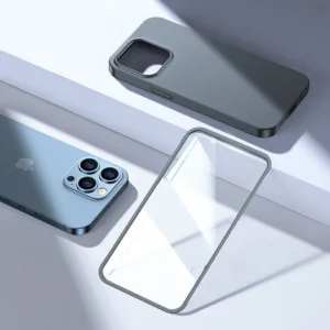 Joyroom 360 priekinis ir galinis dangtelis telefonui Apple iPhone 13 Pro + apsauginis ekrano stiklas grey (JR-BP935 tranish) - Image 9