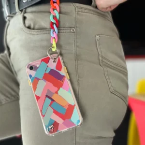 Color Chain elastiškas su grandinėle Apple iPhone 8 Plus / Apple iPhone 7 Plus dėklas telefonui įvairiaspalvis - Image 5