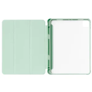 Stand Tablet Smart Apple iPad Air 2020/2022 su stoveliu dėklas planšetiniam kompiuteriui žalios spalvos - Image 4