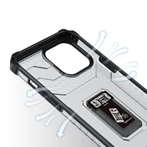 Crystal Ring Kickstand Tough Rugged Apple iPhone 13 Pro Max žalios spalvos - Image 4