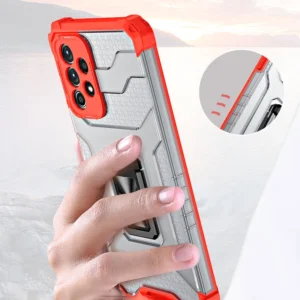 Crystal Ring Kickstand Tough Rugged Samsung Galaxy A72 4G žalios spalvos - Image 9
