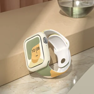 Moro apyrankė Apple Watch 9 / 8 / 7 / 6 / SE / 5 / 4 / 3 / 2 (41mm / 40mm / 38mm) silikoninė Apyrankė Watch Bracelet Pattern 1 - Image 6