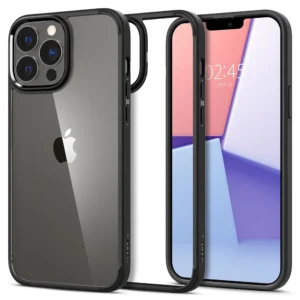 Spigen Ultra Hybrid Apple iPhone 13 Pro Max matinės juodos spalvos - Image 7