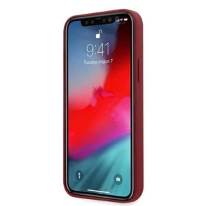 Mini MIHCP12LSLTRE Apple iPhone 12 Pro Max 6,7" czerwony/red tvirtas silikoninis dėklas - Image 5
