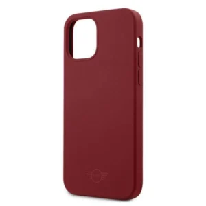 Mini MIHCP12LSLTRE Apple iPhone 12 Pro Max 6,7" czerwony/red tvirtas silikoninis dėklas - Image 6
