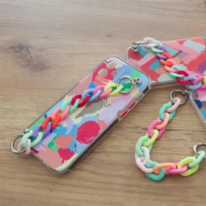 Color Chain elastiškas su grandinėle Apple iPhone 13 mini dėklas telefonui įvairiaspalvis - Image 7