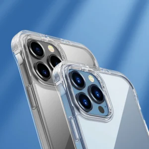 Joyroom Defender Series iPhone 13 Pro Max rugged housing su stoveliu dėklas telefonui skaidrus (JR-BP956) - Image 3