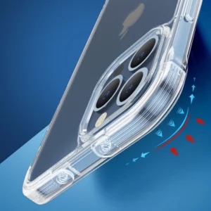 Joyroom Defender Series iPhone 13 Pro Max rugged housing su stoveliu dėklas telefonui skaidrus (JR-BP956) - Image 4