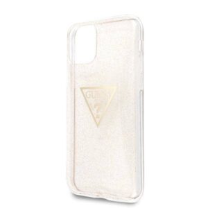 Apple iPhone 11 Pro Guess Hard dėklas Glitter Triangle (GUHCN58SGTLGO) aukso spalvos - Image 3