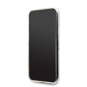 Apple iPhone 11 Pro Guess Hard dėklas Glitter Triangle (GUHCN58SGTLGO) aukso spalvos - Image 6