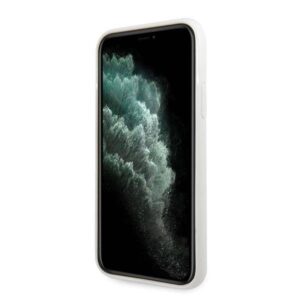 Apple iPhone 11 Pro Max Guess Hard dėklas Glitter 4G Circle Logo (GUHCN65TPUWHGLG) baltos spalvos - Image 6