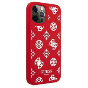 Apple iPhone 12 Pro Max Guess Dėklas Peony Collection (GUHCP12LLSPEWRE) raudonos spalvos - Image 4
