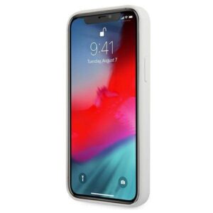 Apple iPhone 12 Pro Max Guess dėklas Script Vintage (GUHCP12LLSVSCR) pilkos spalvos - Image 5