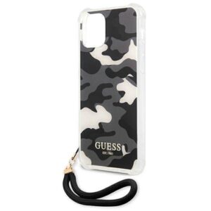 Apple iPhone 12 / 12 Pro Guess dėklas Camo Collection (GUHCP12MKSARBK) juodos spalvos - Image 6