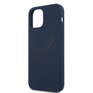 Apple iPhone 12 / 12 Pro Guess dėklas Script Vintage (GUHCP12MLSVSBL) mėlynos spalvos - Image 6
