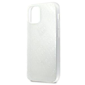Apple iPhone 12 Mini Guess dėklas 4G 3D Pattern Collection (GUHCP12S3D4GTR) skaidrus - Image 6