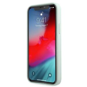 Apple iPhone 12 Mini Guess dėklas silikoninis Vintage (GUHCP12SLSVSBF) mint - Image 5