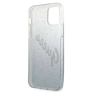 Apple iPhone 12 Mini Guess dėklas Glitter Gradient Script (GUHCP12SPCUGLSBL) mėlynos spalvos - Image 7