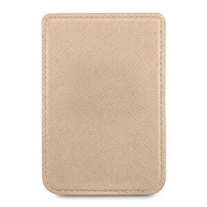 Guess dėklas Wallet Card Slot Magsafe Saffiano (GUWMSSASLGO) aukso spalvos - Image 3