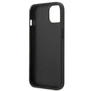 Apple iPhone 13 Mini Karl Lagerfeld dėklas Saffiano Plaque (KLHCP13SSFMP2DG) sidabrinės spalvos - Image 7