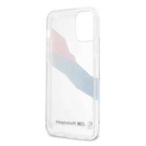 Apple iPhone 12 Pro Max BMW dėklas Motorsport Tricolor (BMHCP12LSKTGT) skaidrus - Image 7