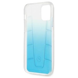 Apple iPhone 12 / 12 Pro Mercedes dėklas Transparent Line (MEHCP12MCLGBL) mėlynos spalvos - Image 6
