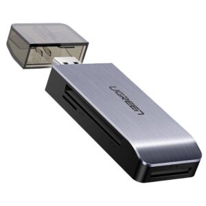 UGREEN USB Adapteris 4 in1 atminities kortelių skaitytuvas SD + microSD sidabrinės spalvos - Image 6