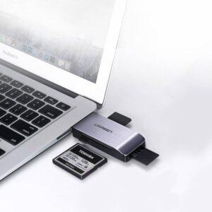 UGREEN USB Adapteris 4 in1 atminities kortelių skaitytuvas SD + microSD sidabrinės spalvos - Image 7