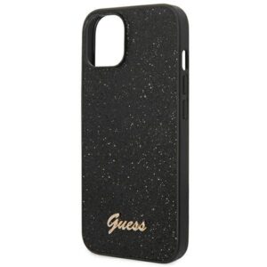 Apple iPhone 14 Plus Guess Hard case Glitter Script telefono dėklas juodos spalvos - Image 6