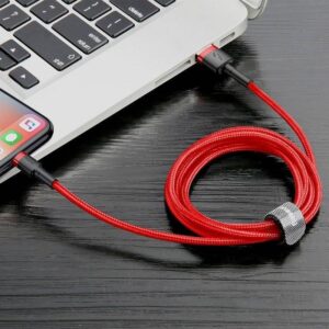 Baseus Cafule Kabelis USB Lightning 2A 3m raudonos spalvos - Image 6
