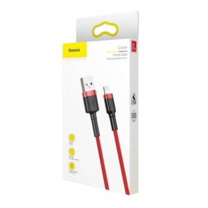Baseus Cafule Kabelis USB Lightning 2A 3m raudonos spalvos - Image 9