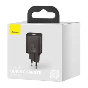Baseus Super Si Quick Charger 1C 20W juodos spalvos - Image 7
