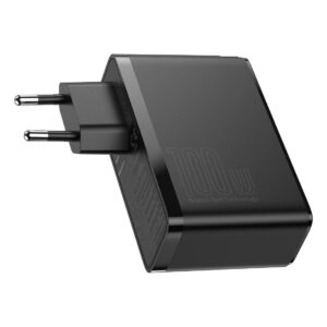 Baseus GaN2 Pro Quick Travel Charger 2x USB + 2x USB-C, 100W, EU juodos spalvos - Image 4