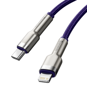 USB-C kabelis Lightning Baseus Cafule, PD, 20W, 1m žalios spalvos - Image 3