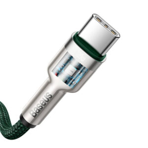 Kabelis USB-C to USB-C Baseus Cafule, 100W, 2m juodos spalvos - Image 3