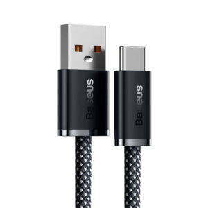 Kabelis USB to USB-C Baseus Dynamic Series, 100W, 2m juodos spalvos - Image 5