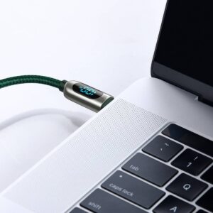 Kabelis USB-C to USB-C Baseus Cafule, 100W, 1m juodos spalvos - Image 9