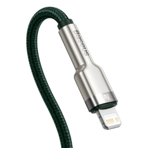 Baseus USB-C kabelis Lightning 2m žalios spalvos - Image 4