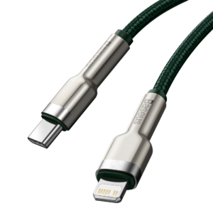 Baseus USB-C kabelis Lightning 2m žalios spalvos - Image 5