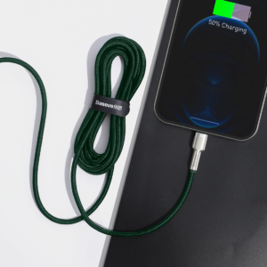 Baseus USB-C kabelis Lightning 2m žalios spalvos - Image 8