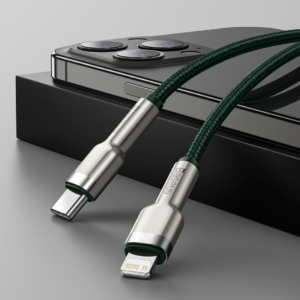 Baseus USB-C kabelis Lightning 2m žalios spalvos - Image 9