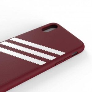 Apple iPhone X / XS Adidas OR Booklet dėklas Suede (33282) burgundy - Image 6